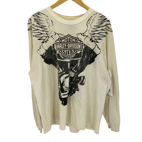 ハーレーダビッドソン HARLEY-DAVIDSON 00s CANCUN MEXICO Vツインエンジン ロングスリーブTシャツ メンズ import:XL