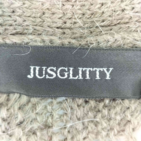 ジャスグリッティー JUSGLITTY アルパカ混カーディガン レディース 2
