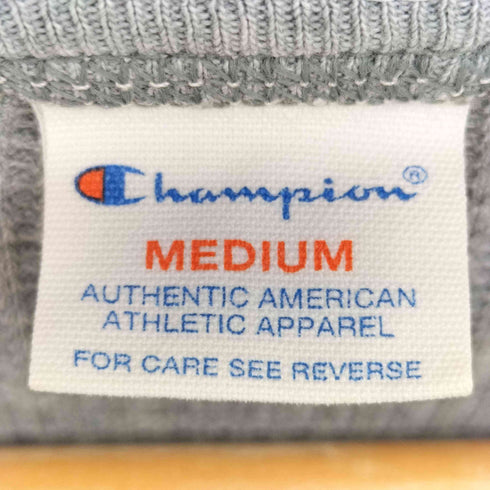 チャンピオン Champion 復刻 トリコタグ ヘンリーネック サーマル カットソー 染み込みプリント 猫目ボタン メンズ import:M