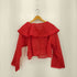エヌナチュラルビューティーベーシック N.NATURAL BEAUTY BASIC ラッフルカラーシアーブラウス レディース import:M