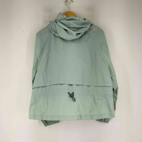 ザラ ZARA クロップド ナイロンフーデッドジャケット レディース US M