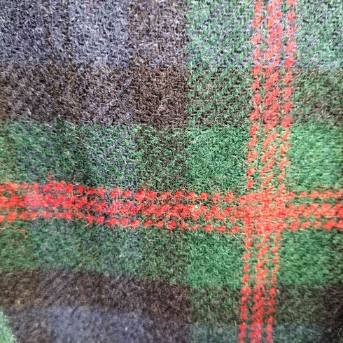 ウールリッチ WOOLRICH 80S USA製 紺タグ 裏地チェック ジップアップ フィールド フーデッドジャケット メンズ import:L