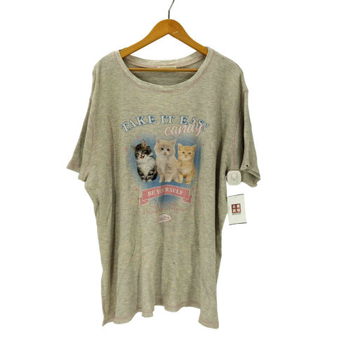 キャンディストリッパー Candy Stripper BE YOURSELF WAFFLE BIG ワッフル ビッグ Tシャツ レディース JPN:2