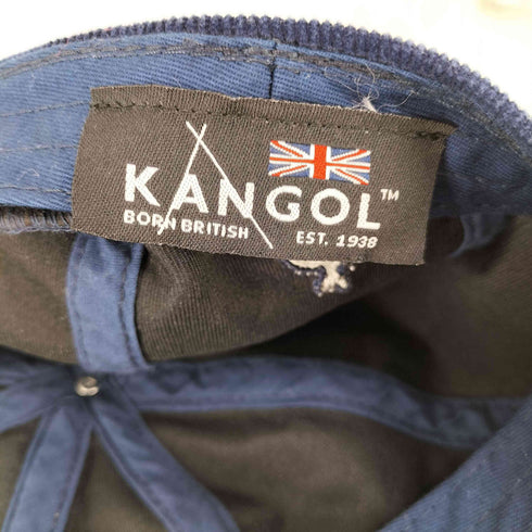 カンゴール KANGOL ロゴ刺繍 コーデュロイ ハンチング帽 メンズ