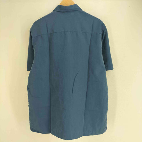 AXIST 90-00S ストライプ刺繍 S/S シャツ メンズ import:L