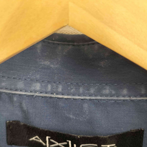 AXIST 90-00S ストライプ刺繍 S/S シャツ メンズ import:L