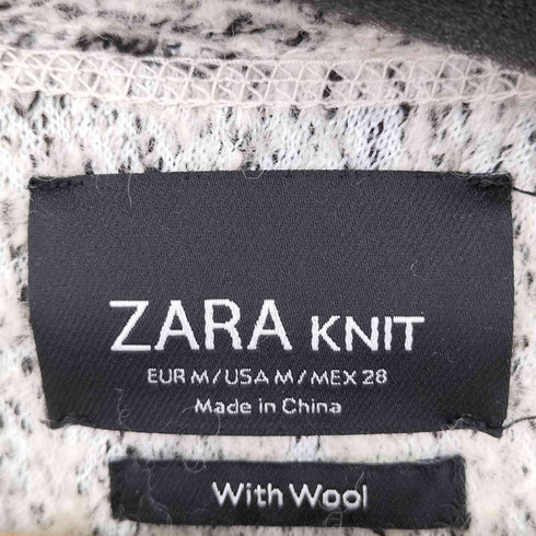 ザラ ZARA Wool Mix Knit Coat レディース US M