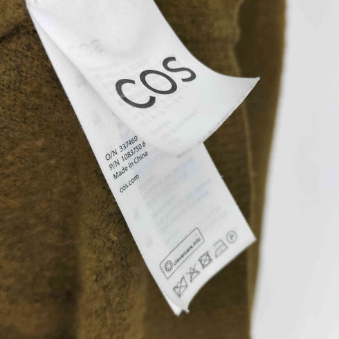 コス COS RELAXED ヤクウール混 L/S クルーネック ニット メンズ import:L