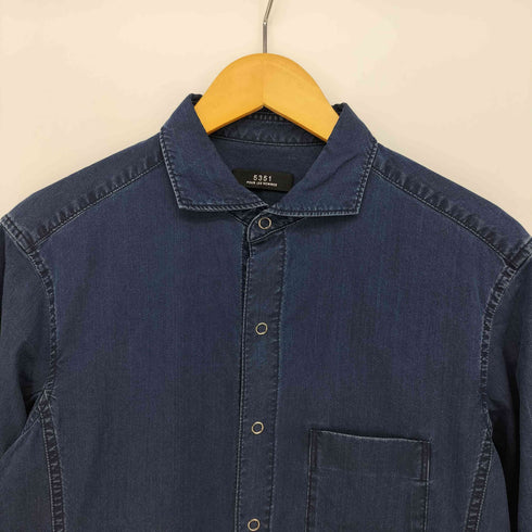 ゴーサンゴーイチプールオム 5351 POUR LES HOMMES シャンブレーシャツ メンズ JPN:44