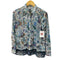 スキャパ SCAPA シルク100 SILK100 花柄比翼ブラウス レディース 38