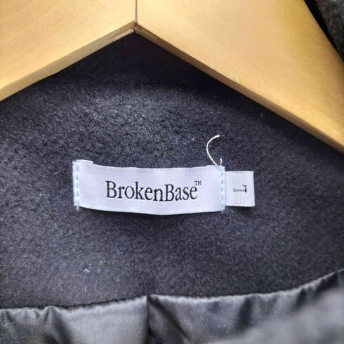 BROKEN BASE ウール混 ダッフルコート メンズ JPN:L
