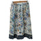 スキャパ SCAPA シルク100 SILK100 花柄プリーツタイトスカート レディース 38