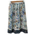 スキャパ SCAPA シルク100 SILK100 花柄プリーツタイトスカート レディース 38