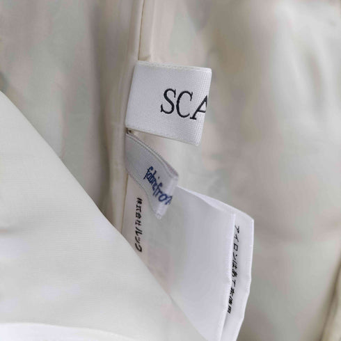 スキャパ SCAPA シルク100 SILK100 花柄プリーツタイトスカート レディース 38