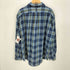 ラルフローレン RALPH LAUREN 90s CLASSIC FIT ポニー刺繍 チェック ヘビーネル ボタンダウンシャツ メンズ import:XL XL