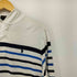 ポロラルフローレン POLO RALPH LAUREN ボーダー ハーフボタン プルオーバーパーカー メンズ import:L