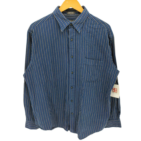 セントジョンズベイ STJOHNS BAY JASPE' TWILL ストライプ ボタンダウンシャツ メンズ import:L