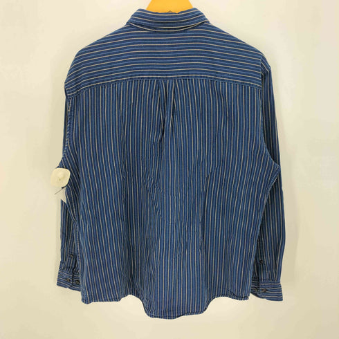 セントジョンズベイ STJOHNS BAY JASPE' TWILL ストライプ ボタンダウンシャツ メンズ import:L