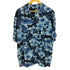 ジョージ GEORGE 00S ハイビスカス ループカラー S/S アロハシャツ メンズ import:L