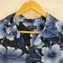ジョージ GEORGE 00S ハイビスカス ループカラー S/S アロハシャツ メンズ import:L