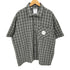 LIVINGTOWN 半袖 ヘビーネル チェックシャツ メンズ import:XL