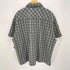 LIVINGTOWN 半袖 ヘビーネル チェックシャツ メンズ import:XL