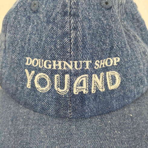 ニューハッタン NEWHATTAN DOUGHNUT SHOP YOUAND 刺繍デニムキャップ レディース