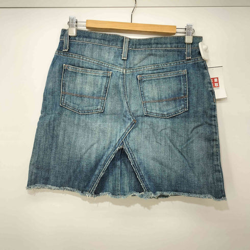 ポロジーンズカンパニーラルフローレン POLO JEANS COMPANY RALPH LAUREN y2k ダメージ カットオフ デニムミニスカート レディース JPN:4