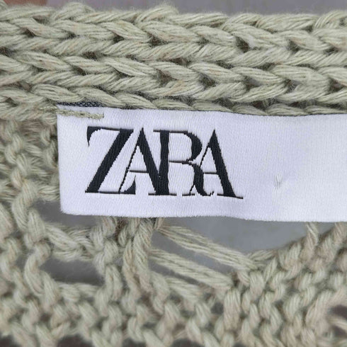 ザラ ZARA メッシュニット レディース import:M