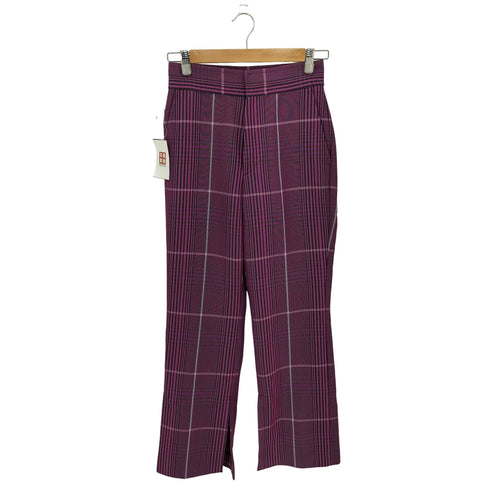 ウーア Uhr Plaid Pants レディース 36