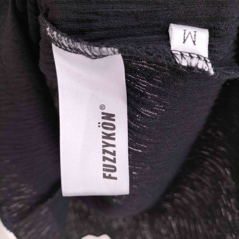 フルギ FUZZYKON Logo embroidery pleated design cardigan レディース import:M