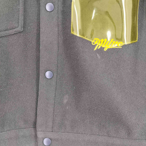 マイン MYne clear pocket trucker jacket メンズ JPN:S