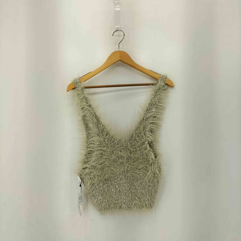 A CCORDION LAME FILM FLUFFY CAMISOLE レディース F