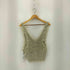 A CCORDION LAME FILM FLUFFY CAMISOLE レディース F