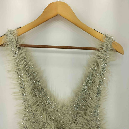A CCORDION LAME FILM FLUFFY CAMISOLE レディース F