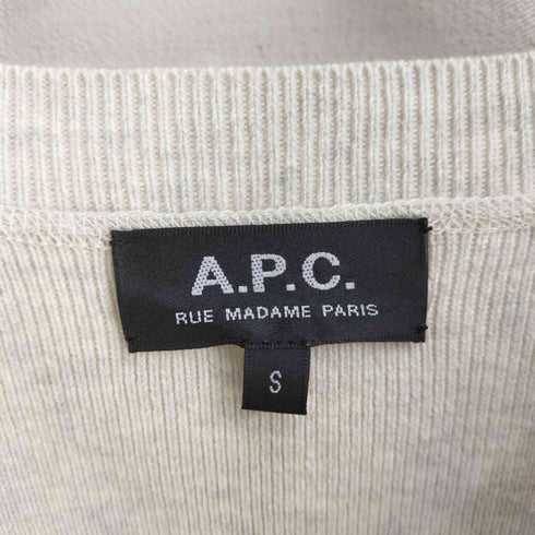 アーペーセー A.P.C. ウール コットン クルーネックニット メンズ import:S