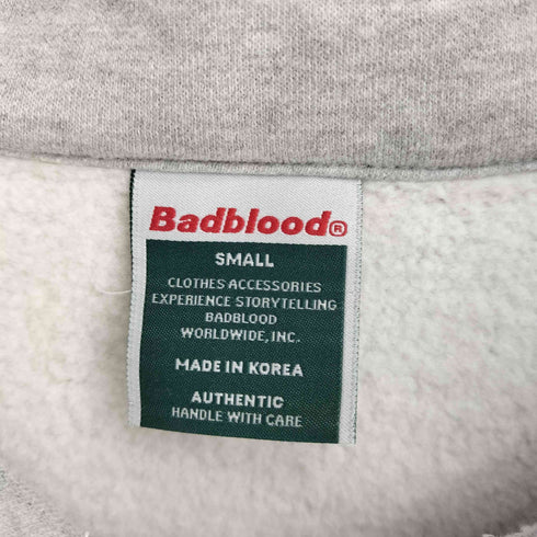 BADBLOOD 両面刺繍 襟付き スウェット レディース import:S