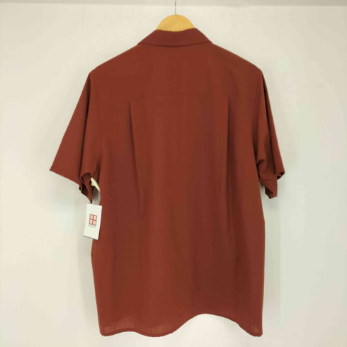 スティーブンアラン Steven Alan T/W TWILL 2PATCH OPEN COLLAR BOLD SHIRT メンズ import:XL