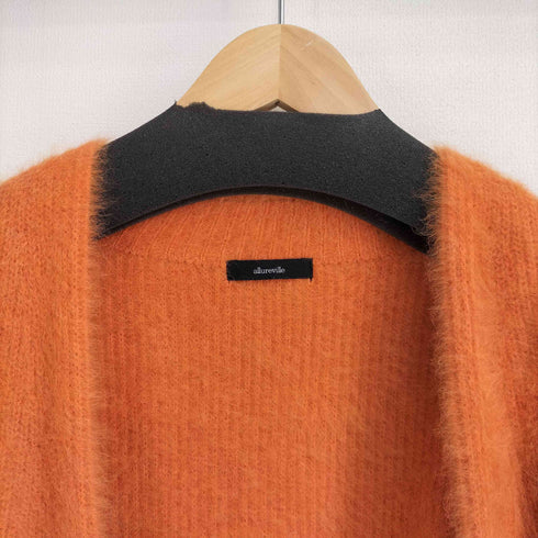 アルアバイル allureville カシミヤ混 シャギーニット ガウン レディース