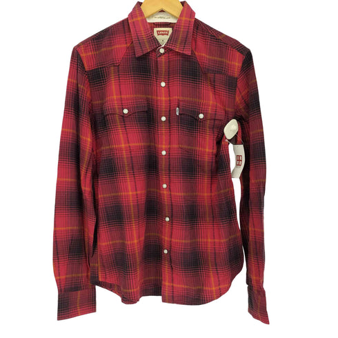 リーバイス Levis ウエスタンチェックシャツ メンズ import:M