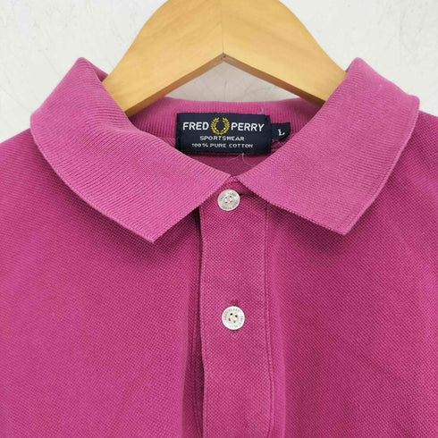 フレッドペリー FRED PERRY 鹿の子ポロシャツ メンズ import:L