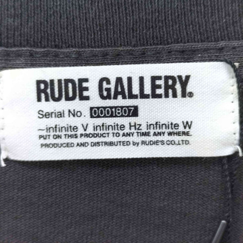 ルードギャラリー RUDE GALLERY ロゴプリントTシャツ メンズ JPN:M