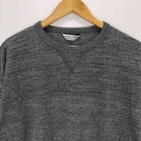 MADE IN TOKYO 吊り編み天竺ガゼットクルーネック スウェットビッグ長袖Tee メンズ M