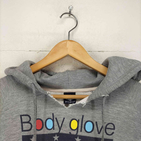 ボディーグローブ BODY GLOVE ロゴプリントプルオーバーパーカー メンズ M