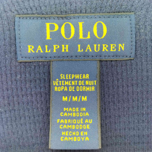 ポロラルフローレン POLO RALPH LAUREN sleepwear ポニー刺繍 サーマルカットソー メンズ import:M