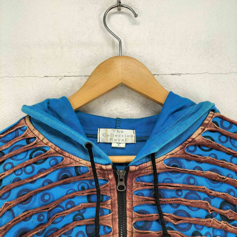 Y2K THE COLLECTION ROYAL フロントデザインタイダイジップアップパーカー メンズ M