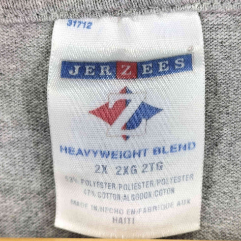 ジャージーズ JERZEES 90-00S 両面プリント S/S Tシャツ メンズ 2XL