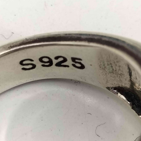 S925 刻印 スペード トランプ リング メンズ 15号