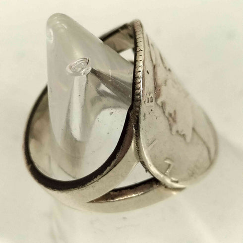 SILVER 刻印 コイン リング メンズ 9号