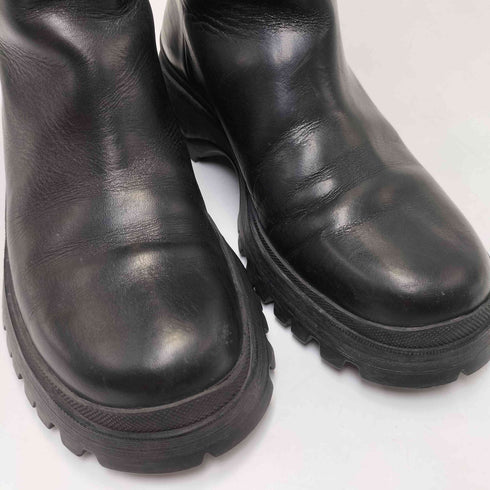 プラダ PRADA SPORTS イタリア製 レザー ロング ブーツ レディース EUR:35
